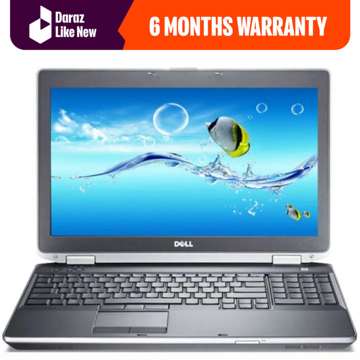 Daraz Like New Laptops - Dell Latitude 6530, Core i5 3rd generation, 8GB Ram, 500GB Hard Drive, 15.6" Led Display, Numeric Keypad (Windows 10 Registered) FREE LAPTOP BAG