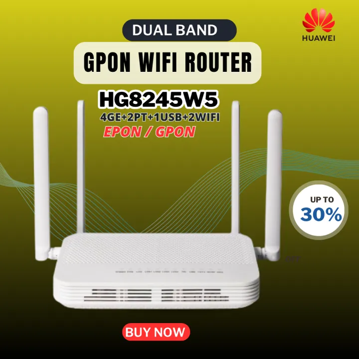 Huawei%20HG8245W5%20Dual-Band%20Gigabit%20Epon/Gpon%20Router%20(Renewed)%20with%20Universal%20Plug%20-%20High-Speed%20Fiber%20Optic%20Access%20ONT%20-%20Image%202