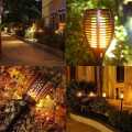 Pack of 6 Solar Garden Lights Solar Outdoor Lights Solar Flame Lights Flame Flickering Light Waterproof LED Garden Decoration Landscape Light Lawn Lamp Path Lighting Torch Light Waterproof Flame Torch Light. 