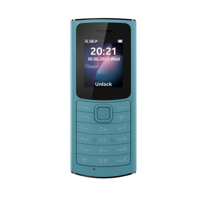 Nokia 110 (2022) Feature Phone with MP3 Player, QVGA Camera, Preloaded Games and 1000mAh Removable Battery - PTA approved