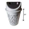 Elevate Your Space: Premium Plastic Dustbin with Lid". 