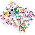 10 Pcs Baby Girls & Mixed styles Cartoon Animal vegetables and fruit Lovely Candy Color Plastic Hair Pins. 