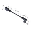 Mini Hdmi To Hdmi Cable Cablecreation 0 5Ft 90 Degree Right Angle Mini Hdmi. 