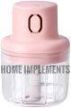 Re-chargeable Intelligent Electric Garlic Machine, Garlic Cutter, Wireless portable food processor (250ml). 