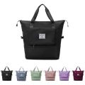 Large Capacity Folding Travel Bag, Travel Lightweight Waterproof Carry on Luggage Bags with Fixed Strap, Dry and Wet Separation Foldable Travel Duffel Bag for Weekender Overnight Sports Gym Bag. 