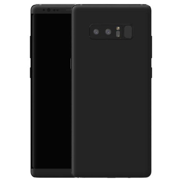 Samsung Galaxy Note 8 Skin Wrap Protector back and sides Matte Black