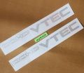 2 PCS SIDE DOOR DOHC VTEC STICKER FOR HONDA CIVIC 95-2000. 