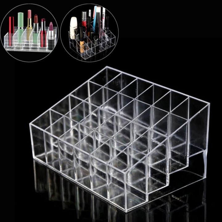 24%20Grid%20Plastic%20Lipstick%20Transparent%20Jewelry%20Storage%20Box%20Makeup%20Organizer%20Holder%20-%20Image%207
