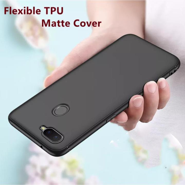 Oppo F9 Black Soft Silicon Back Cover
