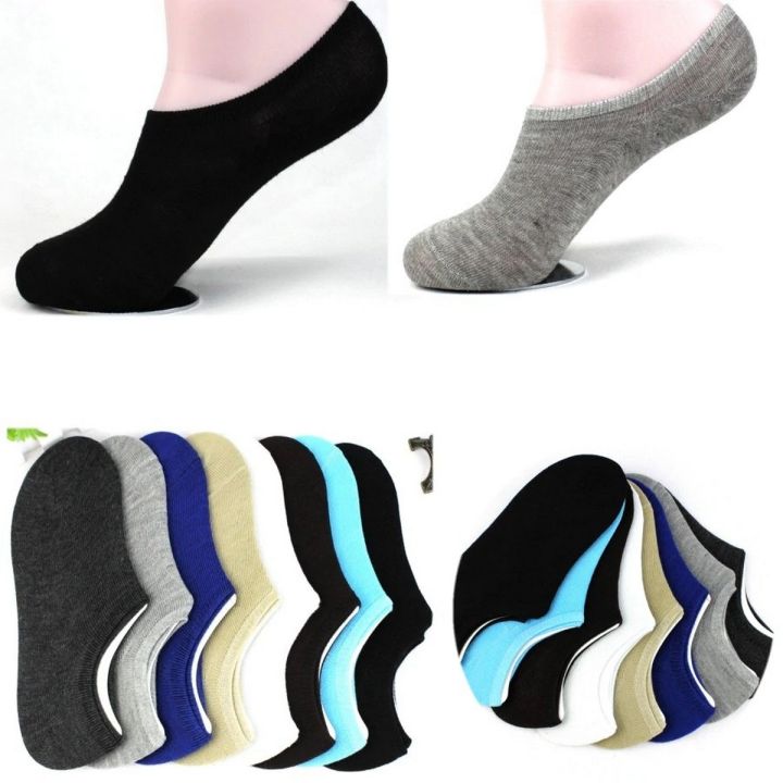Pack Of 4  6 12 Cotton No Show Socks / Loafer Socks For Men