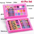 42Pcs Mix Colour Box / kit @ Pencil Crayons and Markers for kids. 