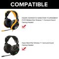 Mano'war Ear Pads Replacement Earpad Cushion Muffs for RAZER Man O War Manowar Tournament Edition Surround Sound Gaming Headset. 
