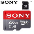 【COD + Gift】SONY Memory Card 32GB/64GB/128GB/256GB/512GB/1TB Micro SDXC C10 U1 Micro SD Card 100MB/s Read Speed. 