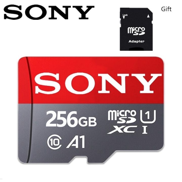 【COD + Gift】SONY Memory Card 32GB/64GB/128GB/256GB/512GB/1TB Micro SDXC C10 U1 Micro SD Card 100MB/s Read Speed