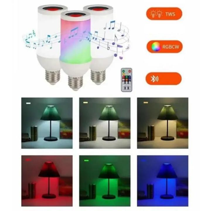 Music Bulb LED MultiColor With Speaker Bluetooth LED Bulb With WireLess Remote Control System