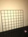 35*35cm Ins Style Metal Grid Wall Postcards Iron Mesh Photos Frame Display Home Bedroom DIY Decoration Square Decorative Shelf. 