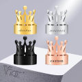Vnox Free Engrave Name Stethoscope Charms, Personalized ID Gift For Doctors Nurses,Stainless Steel Crown Pendant Accessories. 