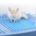 Yfashion Plastic Pet  Foot  Mat For Rabbit uinea  nchilla Foot Pad Soleplate For Pets color:blue specification:Rabbit foot pad 34*25cm. 