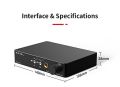 Desktop Headphone Amplifier S.M.S.L SH-6 Amp Ultra-Low Distortion RCA Input 6.35mm Mini Desktop Headphone Amplifier (Silver). 