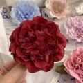 style large flower side rose hair clip retro fashion large red rose clip party beach hair accessories women's hair clip. 
