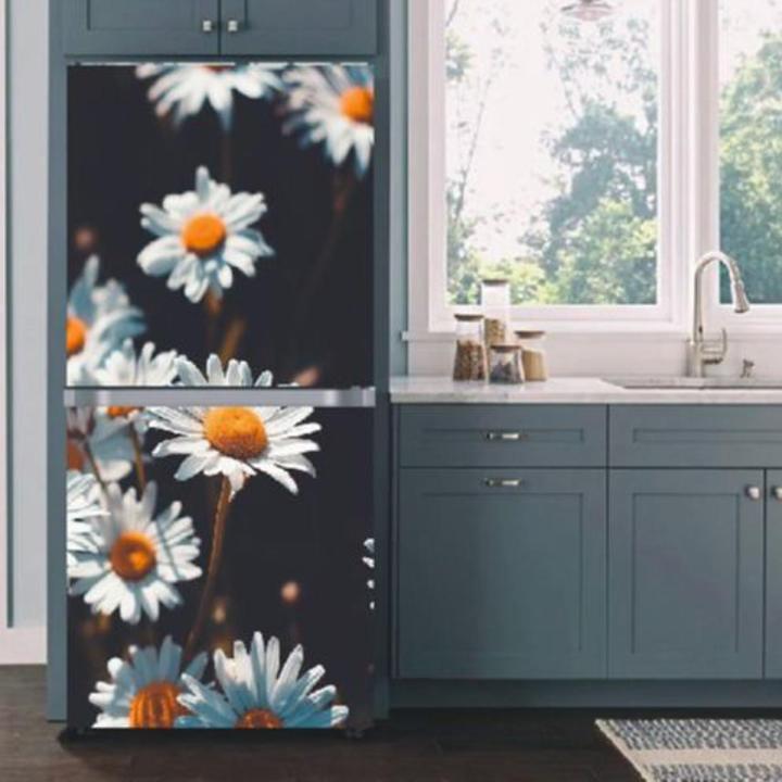 Refrigerator full stickers waterproof oil-proof decorative stickers fridge Decorative Self Adhesive Kitchen Decor 002