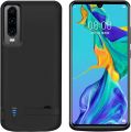 Huawei P30 Battery Case, 5000mAh Charging Case Extended Battery for Huawei P30 Rechargeable External Battery Pack Portable Charger Case Power Case with Stand [ONLY FOR P30]. 