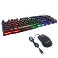 Original Banda KM-99 Silent Backlight Wired Gaming keyboard And Mouse Set COMBO Mute Dazzling Lights in Premium Quality with Latest Design. 