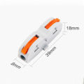 Mini Fast Wire Connector 2Pin 4Pin Spliceable Hard Wire Direct Insertion Multi Input And Multi Output Fast Wiring Terminal. 