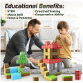 Minecraft Magnetic Cube Building Blocks: DIY Educational Set Kids - Creative and Fun for Imaginative Figure Block. 