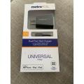MetroPCS Universal 15W Dual Port 3.1 Amp Wall Fast Charger for iPhone 13 12 Mini Pro Max SE 11 11Pro XS XR X 8 Plus, Samsung Galaxy A52 A71 A51 S21+, Google Pixel 5a 4XL More  includes Data Cable with Lightning Connector Gray. 