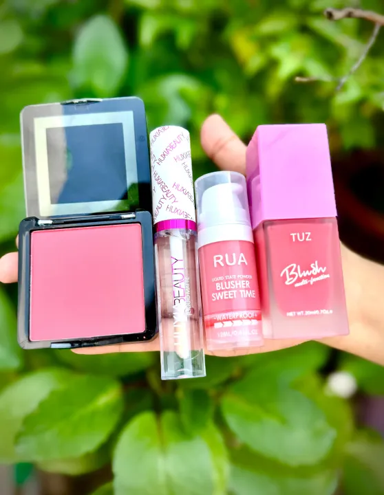 HUXIABEAUTY%20Makeup%20Collection:%20Transparent%20gloss,%20RUA%20Sweet%20Time%20Blush,%20TUZ%20Liquid%20Blush,%20and%20Matte%20Blusher%20%7C%204%20in%201%20makeup%20deal%20%7C%20hot%20sale%20bundle%20-%20Image%202