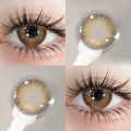 Color lens Eye Contact Lenses With Container + free water kit / disposable lenses / lense, eye lense / color lense / eye lenses for girls / Black Lens / Grey Lens / Hazel Lens / Brown Lens / Blue Lens. 