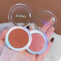 Peach Pink Shimmer Blush Powder Palette Apricot Orange Cheek Rouge Blush Powder Makeup Brighten Highlight Face Blusher Powder kunminghaoming. 