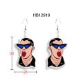 Acrylic famous star bad bunny Earrings Big Long Dangle Drop Unique North America Animal Jewelry For Women Girls Kid Gift. 
