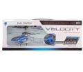 Velocity Mini Helicopter Toy, For Kids|Rexter High Speed Velocity RC Helicopter for kids With Unbreakable Blades & IR Sensors| VELOCITY MINI BLUE COLOR REMOTE CONTROL HELICOPTER FOR KIDS. 
