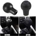 Silicone Car Gear Cover Round Non-Slip Gear Cover knob Black Color. 