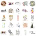 50PCS Taylor Swift Music Album Folklore and Evermore Graffiti Stickers Waterproof Stickers For Computer Suitcase Decoration.
