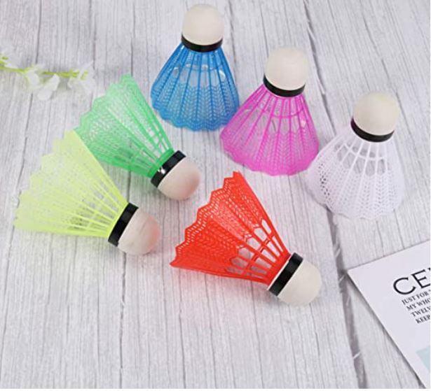 New High-Performance Polypropylene Shuttlecocks - Birdie-Shaped Badminton Feathers (Multi-Pack)