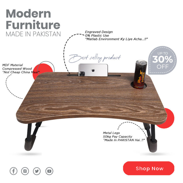 Gaming%20Laptop%20Table%20With%20Cooling%20Fan%20Dual%20High%20Speed%20Foldable%20Ergonomic%20Portable%20For%20Drawing%20Bed%20Notebook%20Reading%20Food%20Breakfast%20Serving%20With%20Inbuild%20Tablet%20And%20Cup%20Holder%20Slots%20For%20Bed%20Couch%20-%20Black%20Wooden%20Brown%20Pink%20-%20Image%207