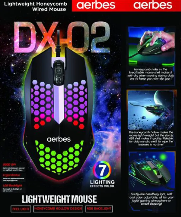 Wired%20RGB%20Gaming%20Mouse%20with%20Rainbow%20Backlight%20Lightweight%20Honeycomb%20Shell%20Optical%20Sensor%20-%20Image%202