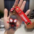 Marvel Anime Figures Parallel Universes Spiderman Gwen Ham PVC Doll Keychain Bag Key Ring Accessories Kids Toys Birthday GiftsBasketball. 