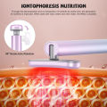 Red Light Therapy EMS Microcurrent Facial Wand Eye Dark Spots Hyperpigmentation Face Massager Anti-aging Firming Beauty Tool. 