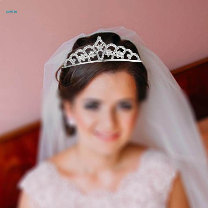 Crown Tiara Girls Women for Pageant Engagement Stage Productions