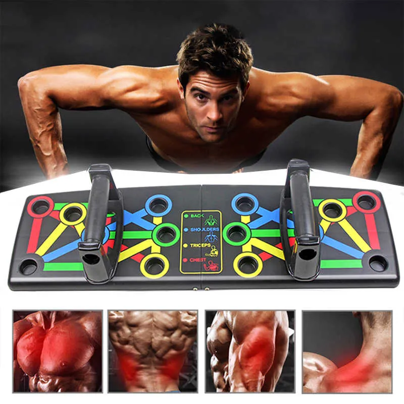 9 in 1 Push popular Up Rack Board System Fitness Workout Train Gym Exercise Stands