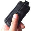 1pc 12x6cm Portable Black Coin Purse Ultra-light Women Multifunctional Bag Purse Key Leather Handbag For Gifts PU Mini Fash F3I7. 