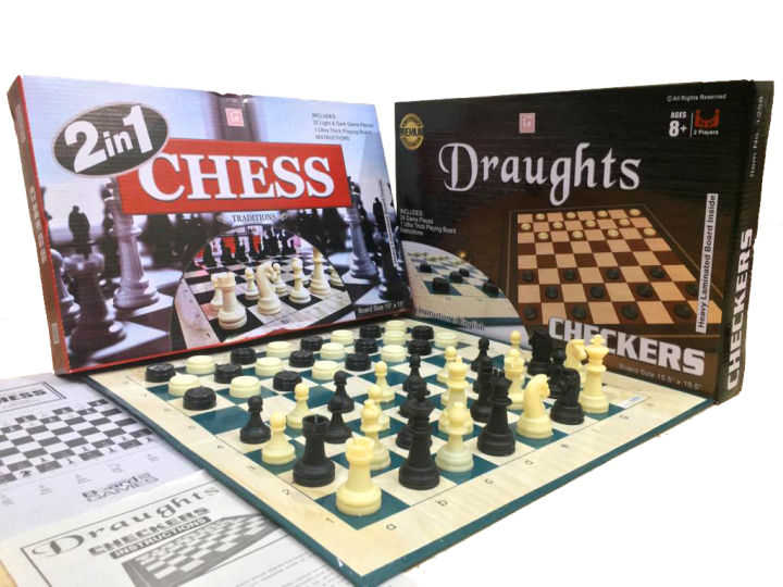2in1%20Chess%20&%20Checkers%20Board%20Game%20Heavy%20Laminated%20Board%20Draughts%20And%20Chess%20Board%20Game%20-%20Image%202