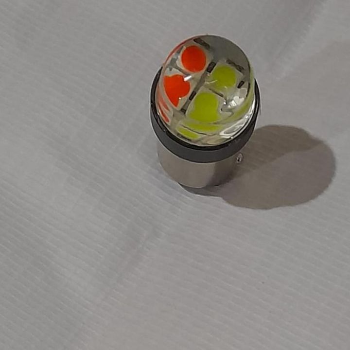 Back Light LED Bulb Flasher multi colour Universal for All bikes