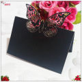 50/100pcs Laser Cut Wedding Invitation Card Pearlscent Paper Card Wedding Decorations Party White Hollow Out Butterfly 9*12cm 6z. 