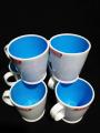 Pack Of 6 - Imported Plastic Achleric Tea Cup - Multi-color. 