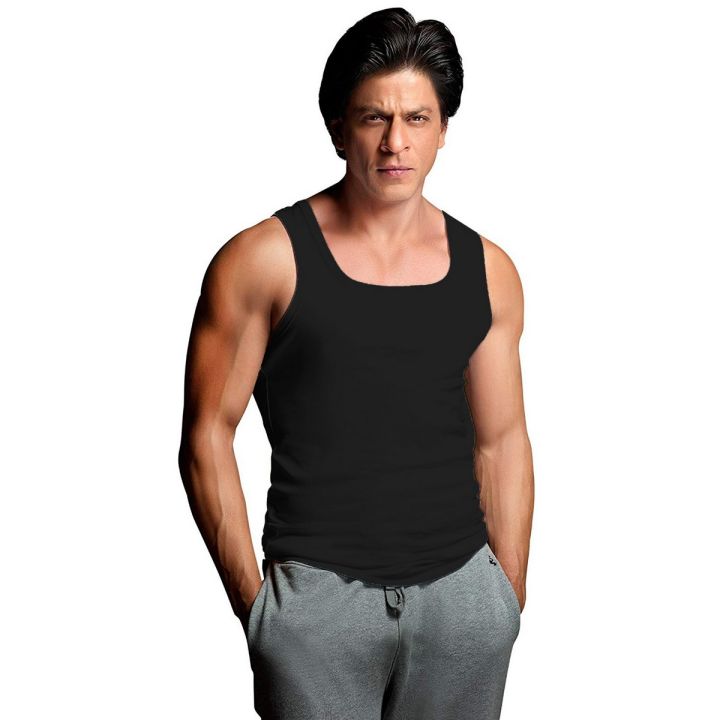 Men Black color vest- undershirt - Bunyan-Jeans knit Men's Wear